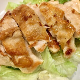 【下味冷凍】鶏胸肉のミント&ガーリック焼き♪